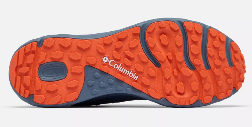Columbia Konos Tangy Orange Hiking Shoe Navy