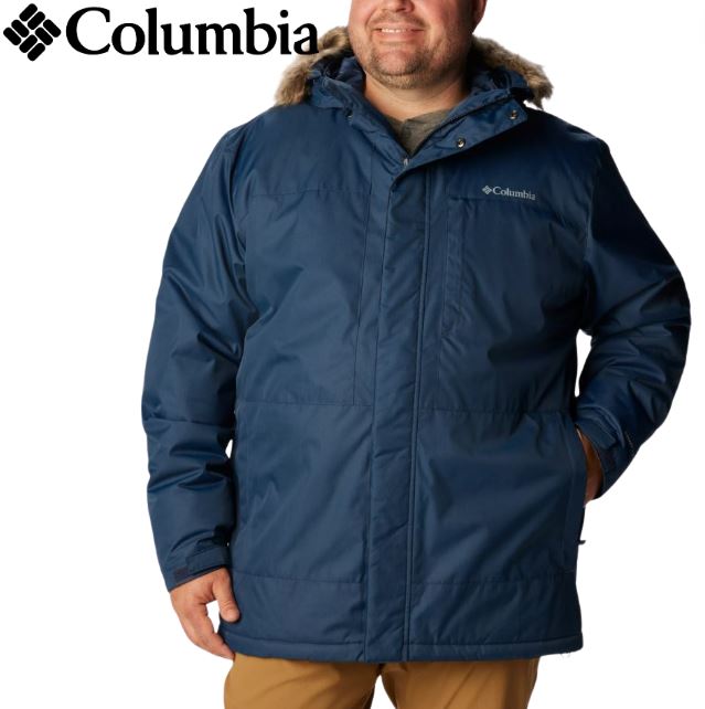Columbia Leif Trail Navy Parka Jacket Navy