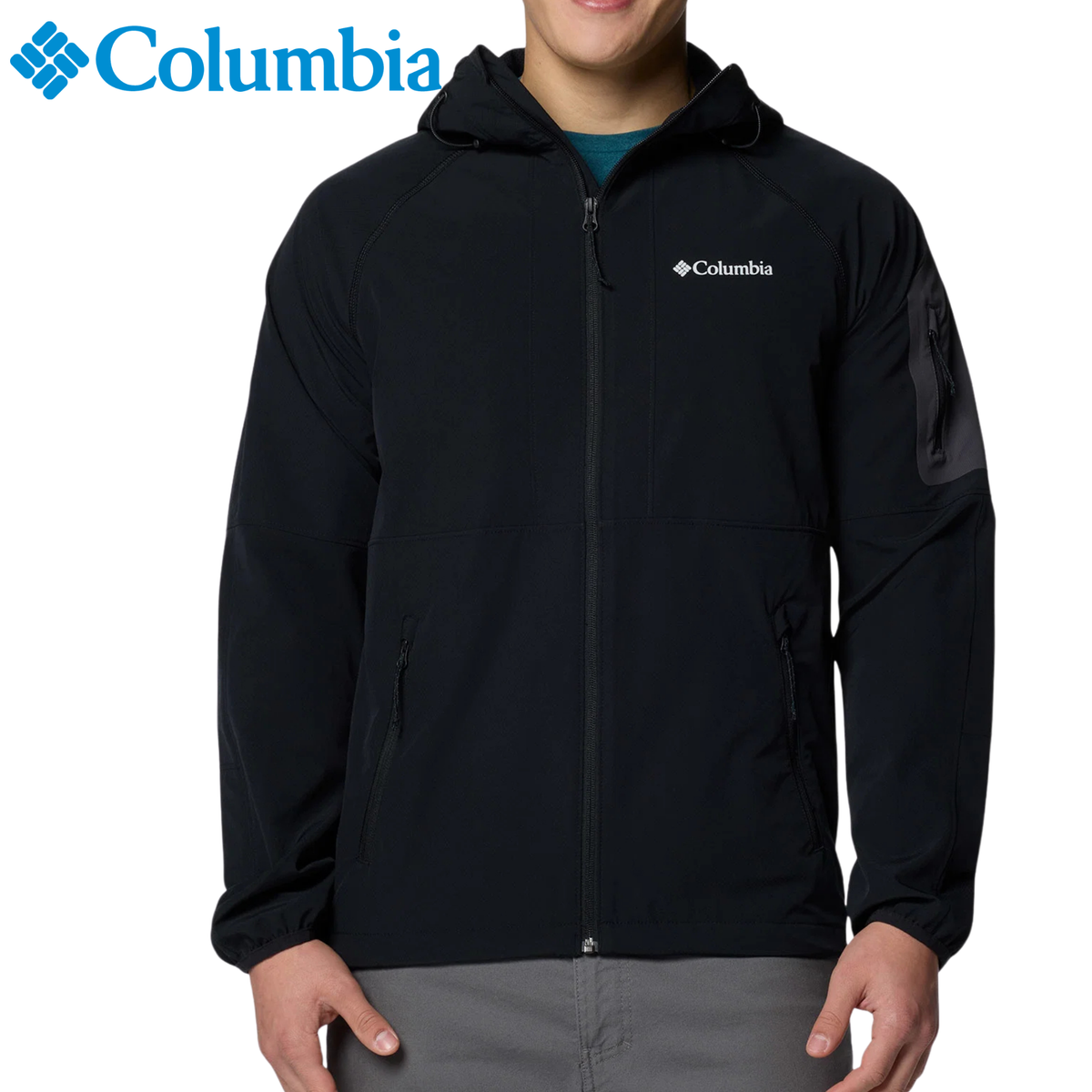Columbia Heights Lightweight Hood Jacket Black