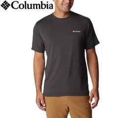Columbia Tech Trail Graphic Black Tee Black