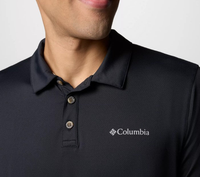 Columbia Tech Trail Utility Polo Shirt Black