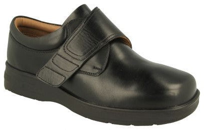 D.B Derek Extra Wide Black Leathe Black