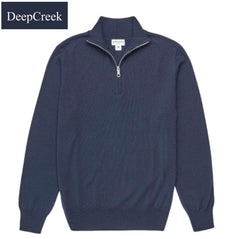 D.C.R.K X-Tall Quarter Zip Navy Knit Navy