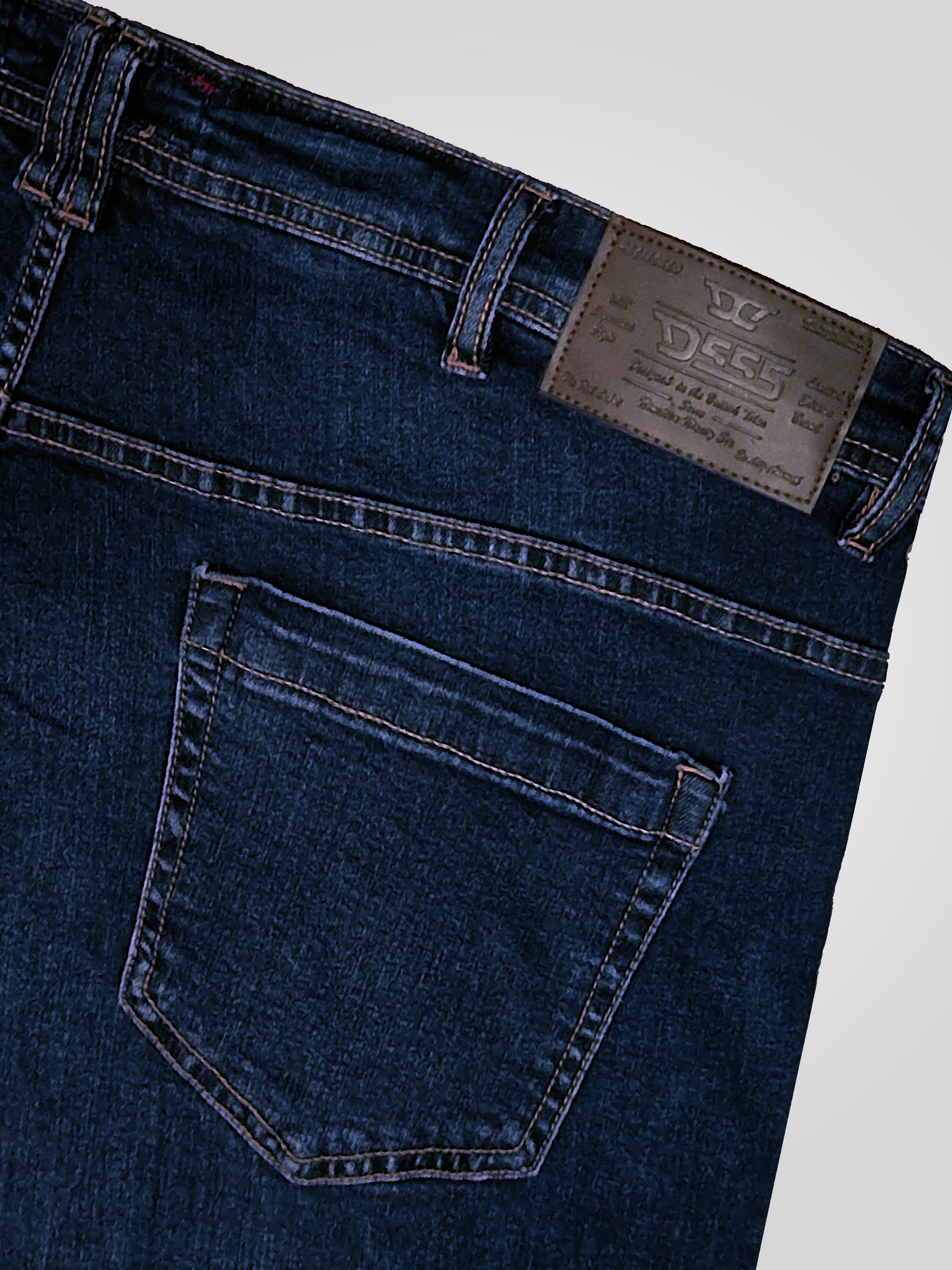 Duke Ambrose Blue Stretch Jeans Blue