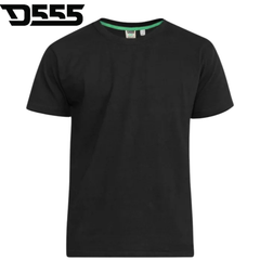 Duke Premium Weight Combed Cotton Tee Black