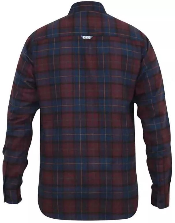 Duke Thornwood Red Flannel Check Shirt Red