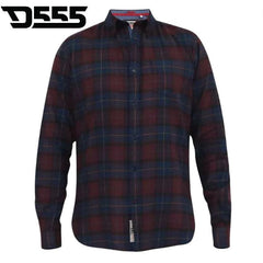 Duke Thornwood Red Flannel Check Shirt Red