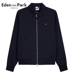Eden Park Collared Harrington Jacket Navy