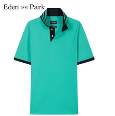 Eden Park Capitanie Green Tipped Polo Green