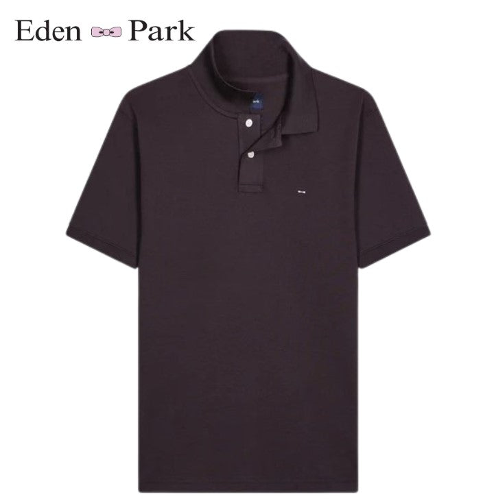 Eden Park Heady Green Polo Shirt Brown