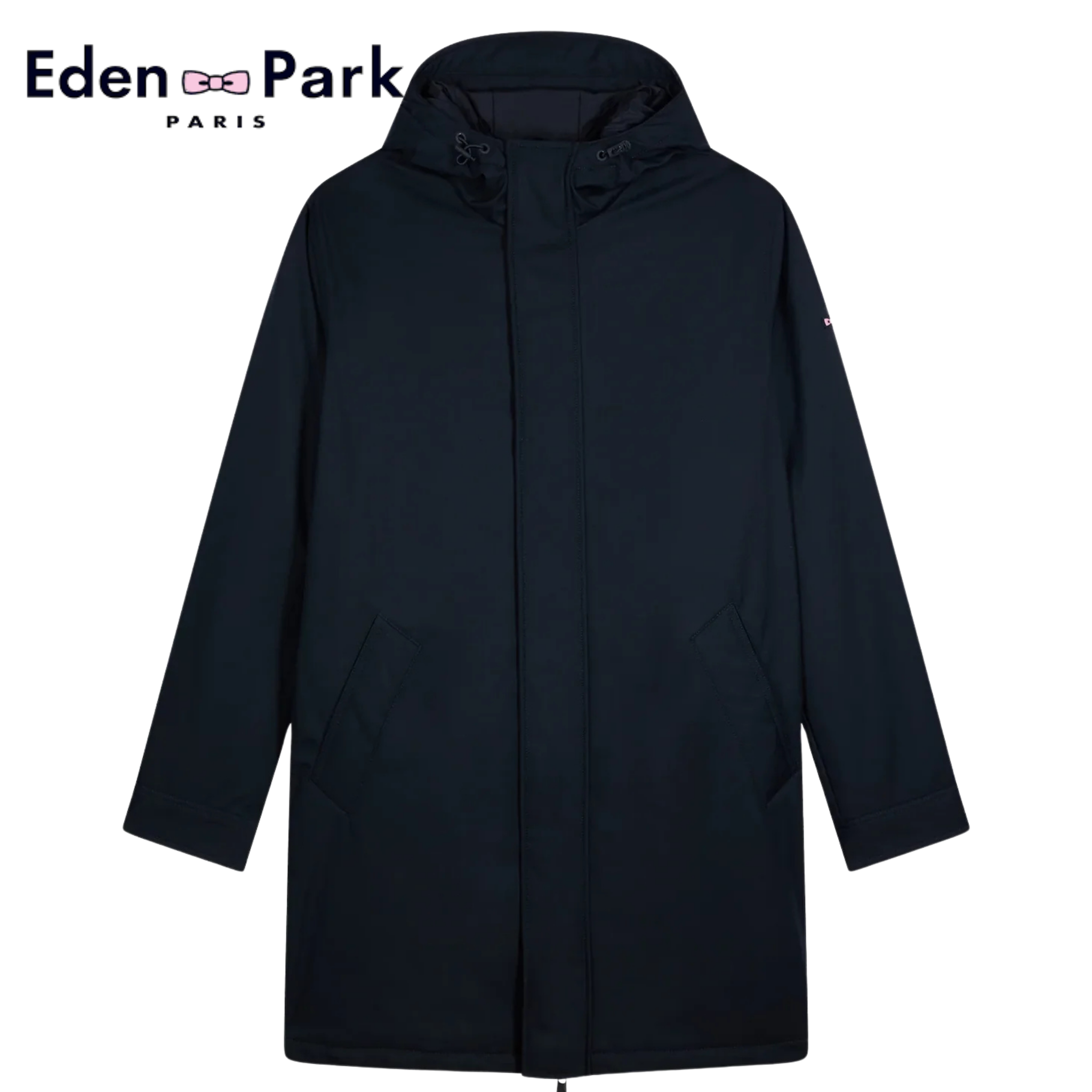 Eden Park Percy Navy Parka Jacket Navy