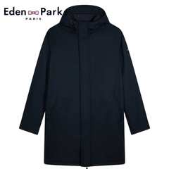 Eden Park Percy Navy Parka Jacket Navy