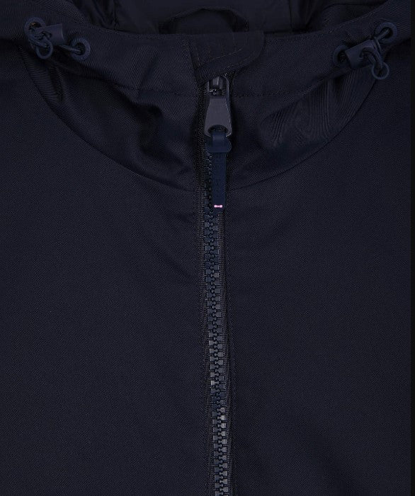 Eden Park Full Zip Navy Hooded Parka Navy