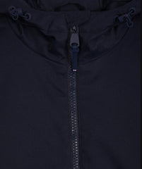Eden Park Full Zip Navy Hooded Parka Navy