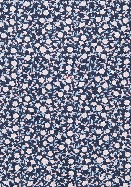 Eden Park Exclusive Floral Print Shirt Navy
