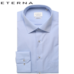 Eterna Light Blue Aqua Ton Formal Shirt Blue