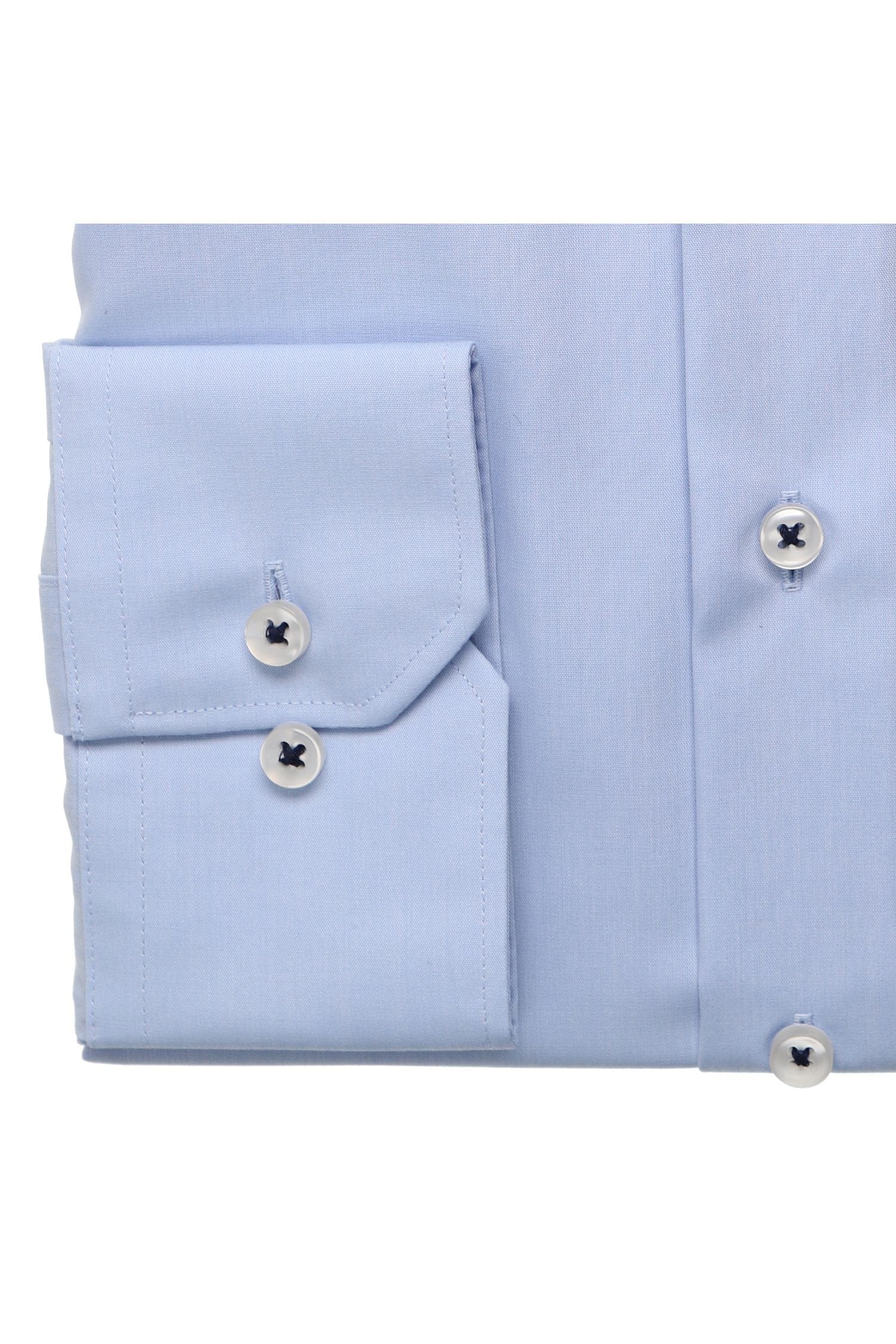 Eterna Light Blue Aqua Ton Formal Shirt Blue