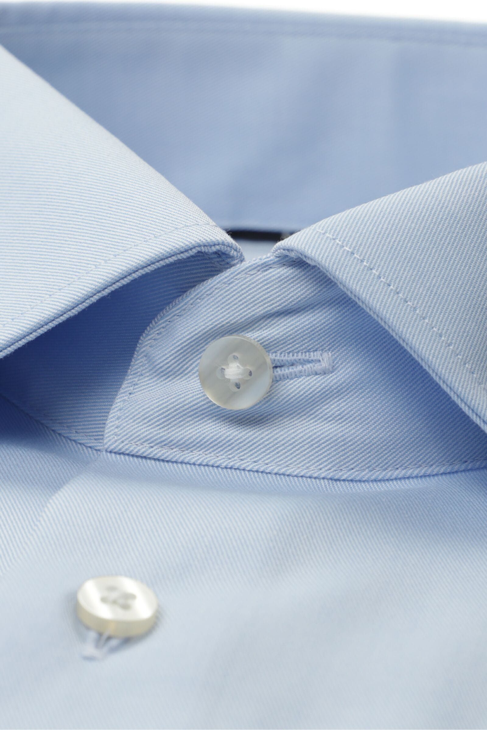 Eterna Twill Classic Blue Shirt Blue