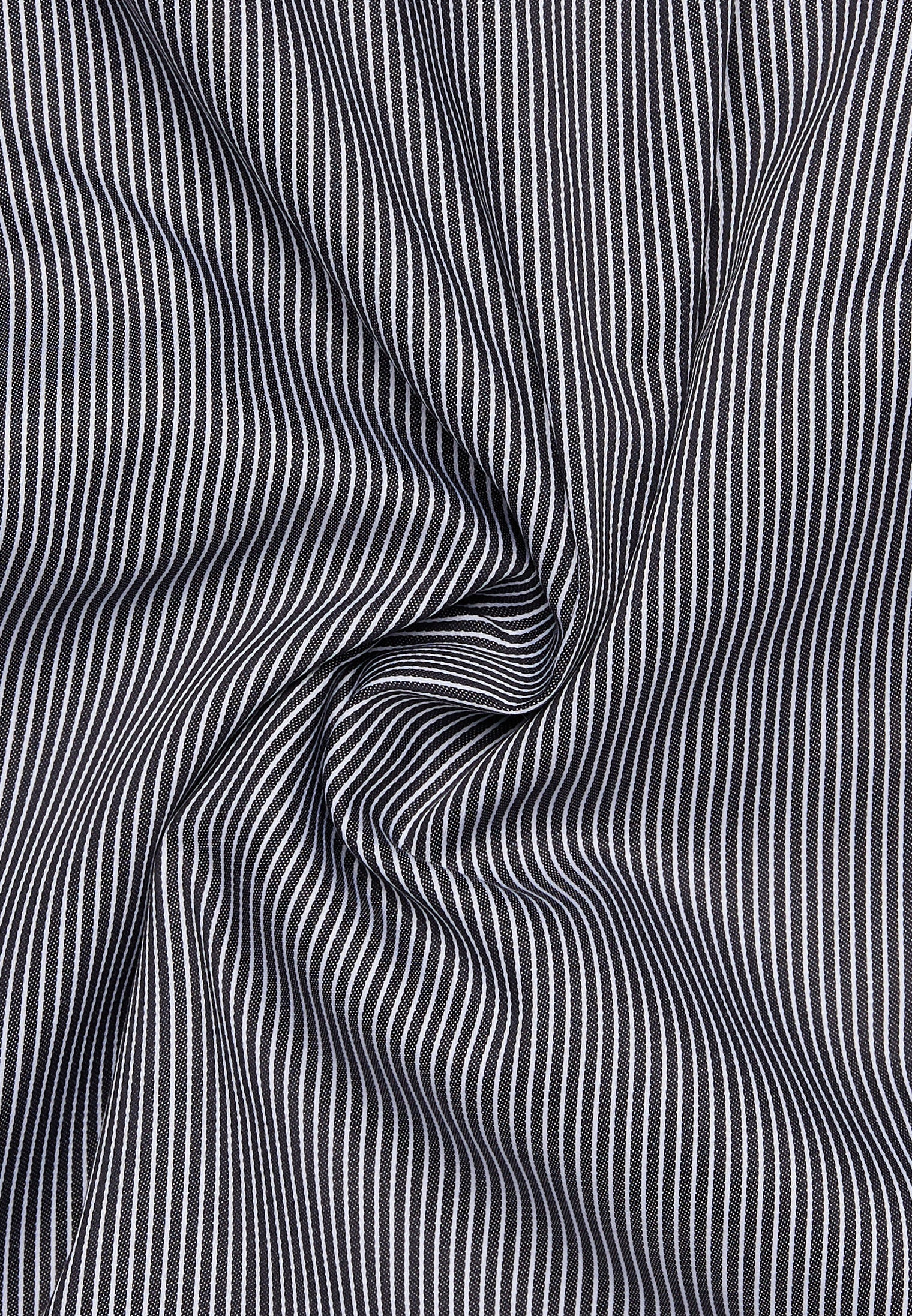 Eterna Dark Navy Stripe Formal Shirt Navy