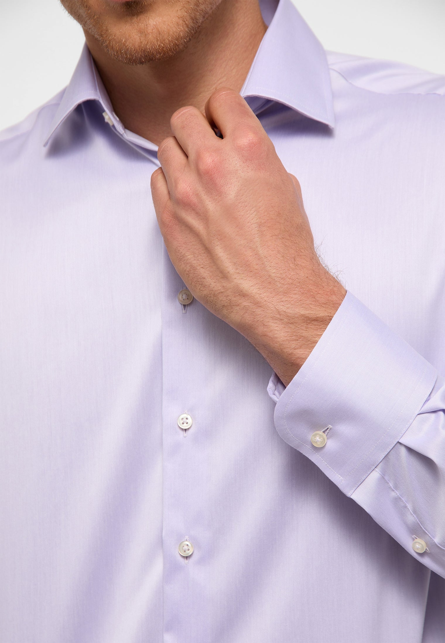 Eterna 1863 Lilac Formal Shirt Purple
