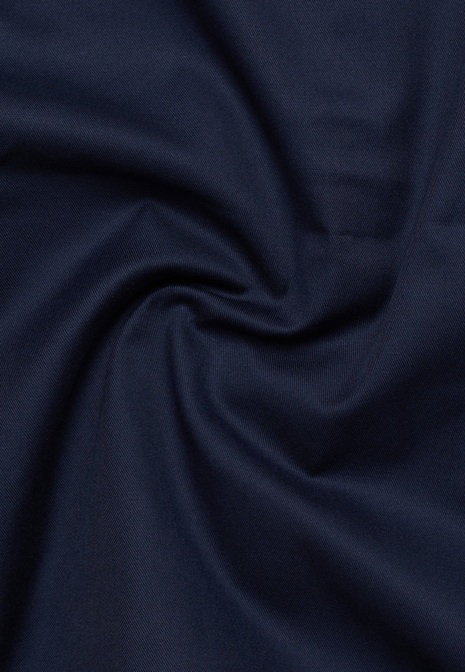 Eterna Navy Shirt With Trim Detail Navy