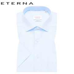 Eterna Blue Short Sleeve Shirt Blue