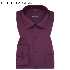 Eterna Structured Wine Shirt Wine