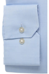 Eterna X-Tall Light Blue Twill Shirt Blue