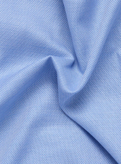 Eterna X-Tall Blue Textured Weave Shirt Blue
