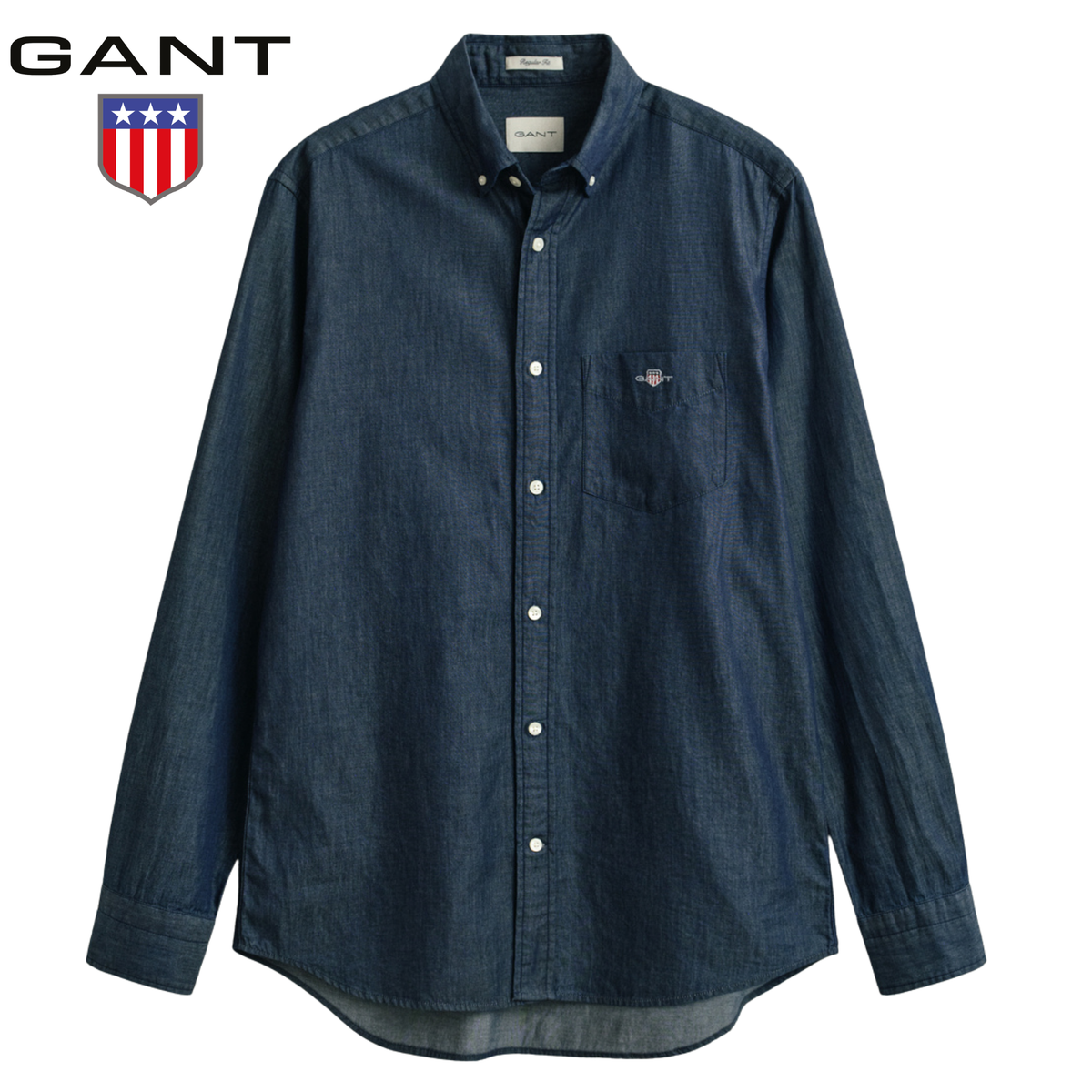 Gant Indigo Shirt Navy