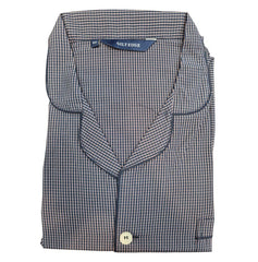 Gilt Edge Navy & Red Check Pyjamas Navy