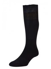 Hj Hall Diabetic Black Sock Black