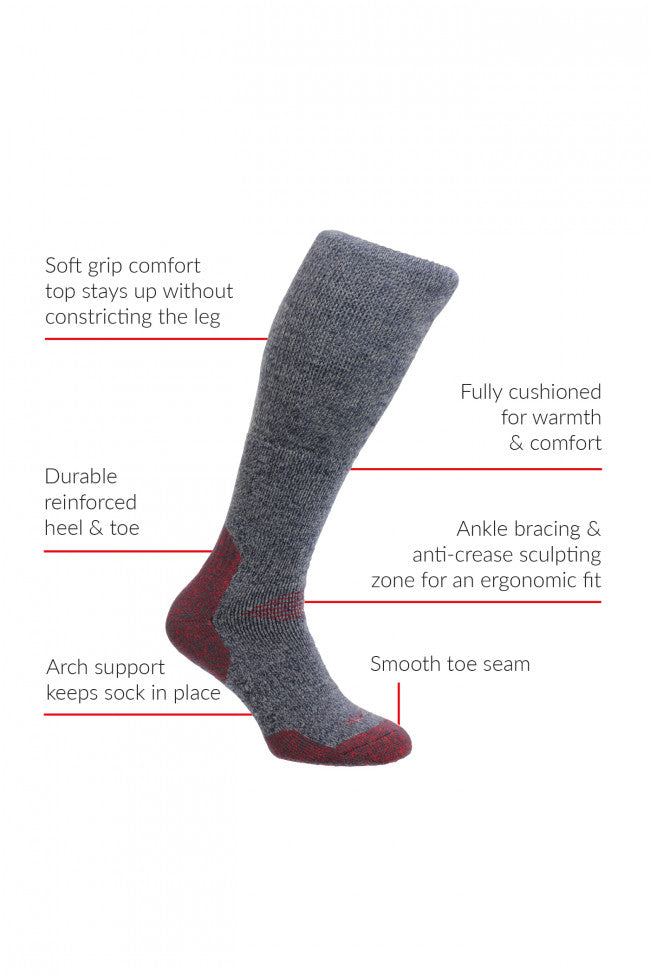 H.J. Hall Protrek Mountain Comfort Sock Green