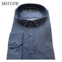 Mc Ivor Hugh Navy Stitch Shirt Navy