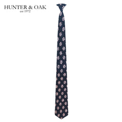 Hunter & Oak X-Long Pink Flower Print Navy