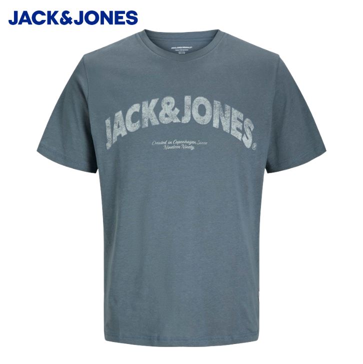 Jack & Jones Amleria Bold Logo Tee Blue
