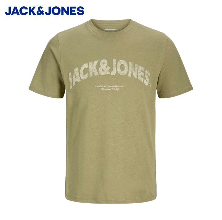 Jack & Jones Almeria Bold Logo Tee Green
