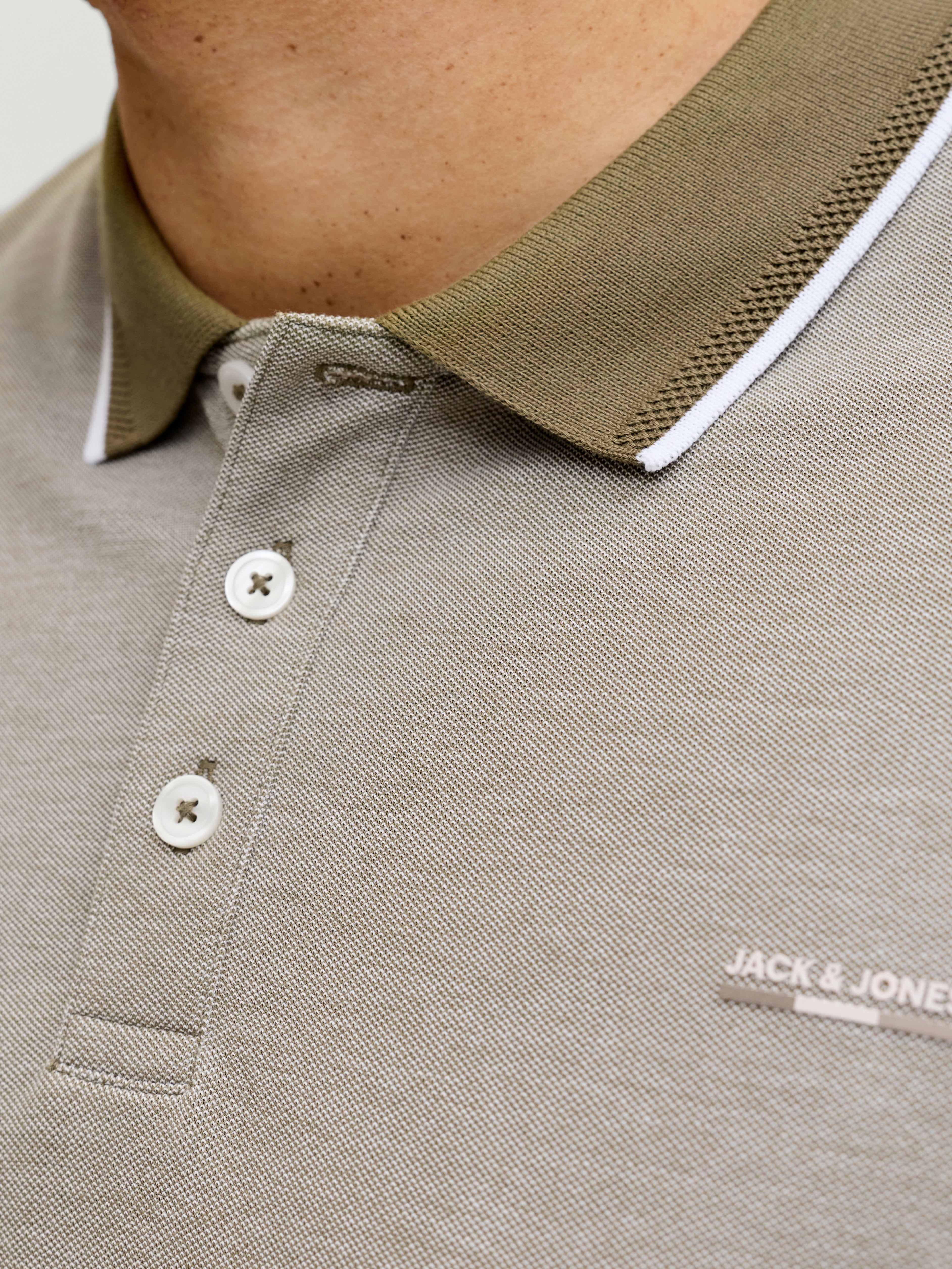 Jack & Jones Alves Olive Polo Shirt Green