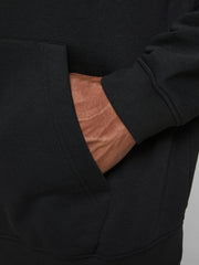 Jack & Jones Brink Plain Black Hoodie Black