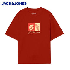 Jack & Jones Canggu Logo Red Tee Red