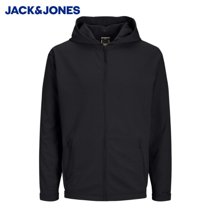Jack & Jones Cloud Full Zip Black Hoodie Black