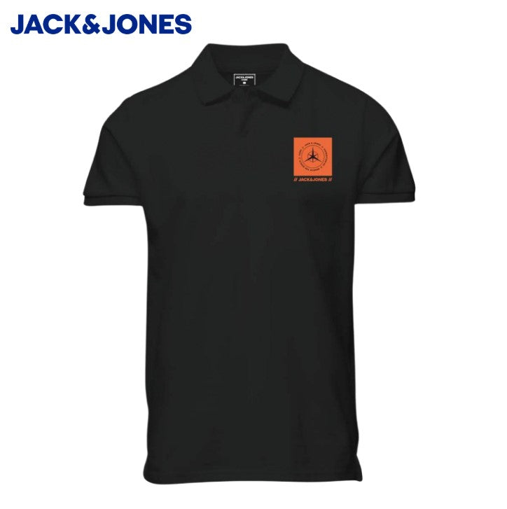 Jack & Jones Conrad Black Polo Shirt Black