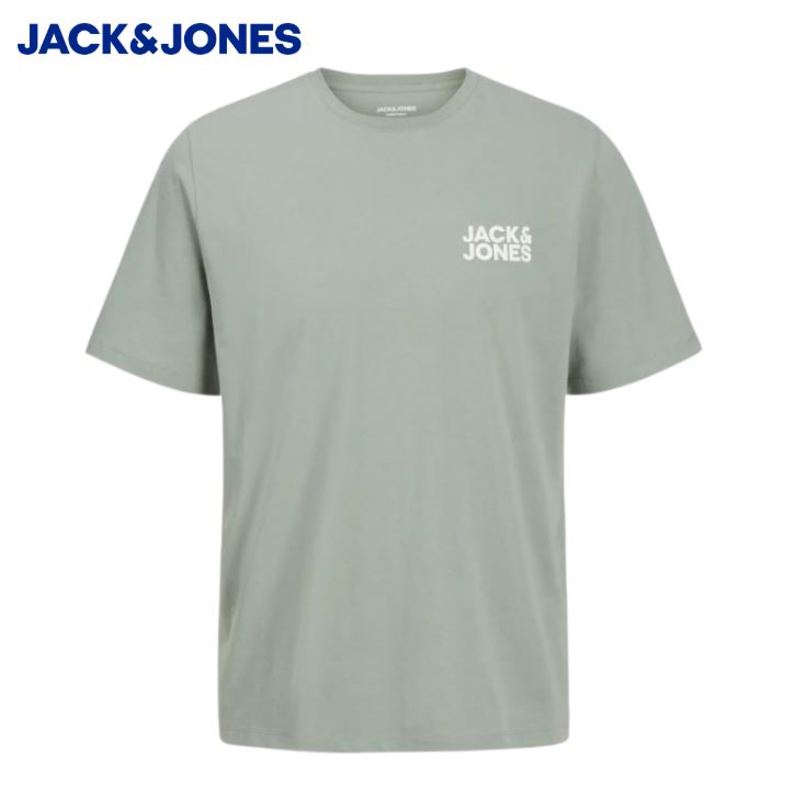 Jack & Jones Corp Logo Iceberg T-Shirt Green