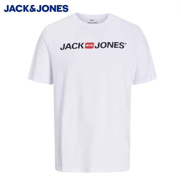 Jack & Jones Corp Logo White T-Shirt White