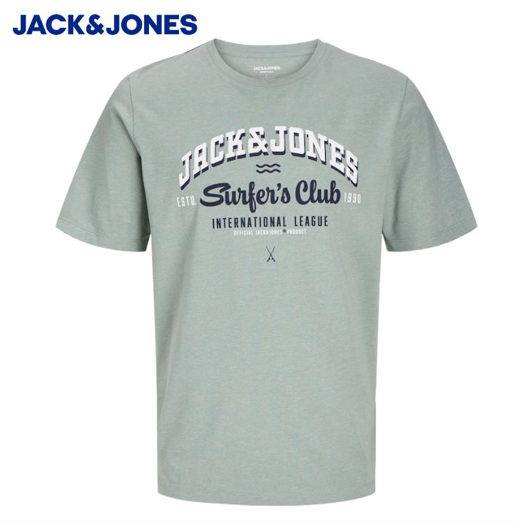 Jack & Jones E-Logo Iceberg T-Shirt Green