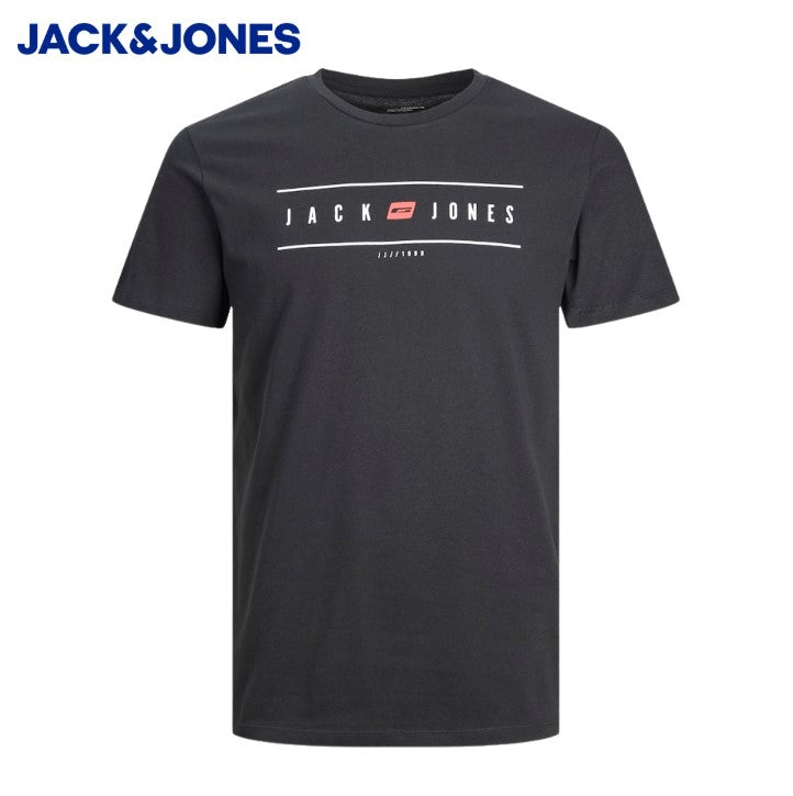 Jack & Jones Elliot Logo Black Tee Black