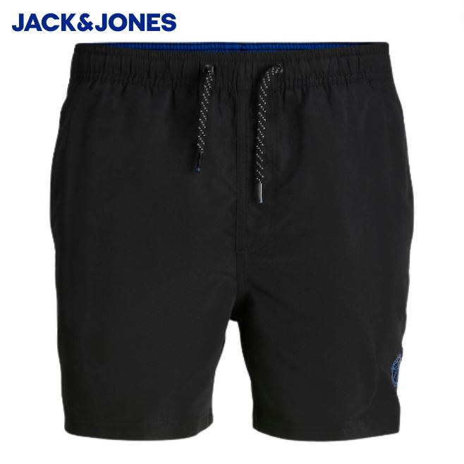 Jack & Jone Fiji Black Swim Shorts Black