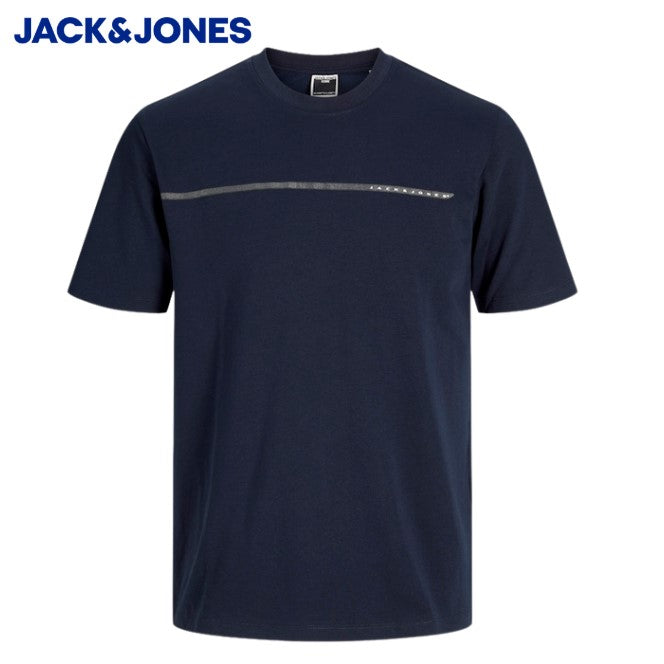 Jack & Jones Fusion Logo Navy T-Shirt Navy