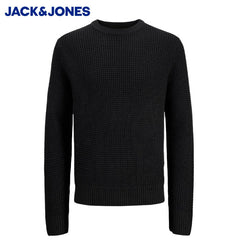 Jack & Jones Global Black Crew Neck Knit Black