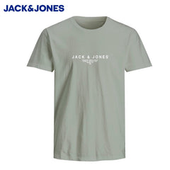 Jack & Jones Harris Logo Aqua T-Shirt Green